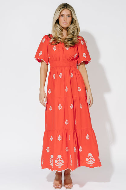 Baltic Born - Delilah Embroidered Maxi Dress