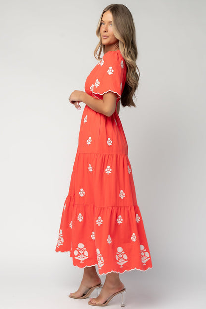 Baltic Born - Delilah Embroidered Maxi Dress