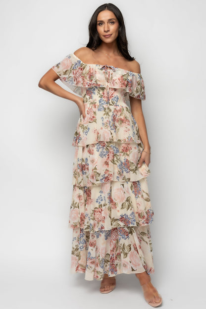 Baltic Born - Carina Off Shoulder Maxi Dress