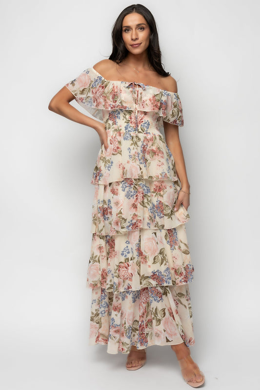 Baltic Born - Carina Off Shoulder Maxi Dress