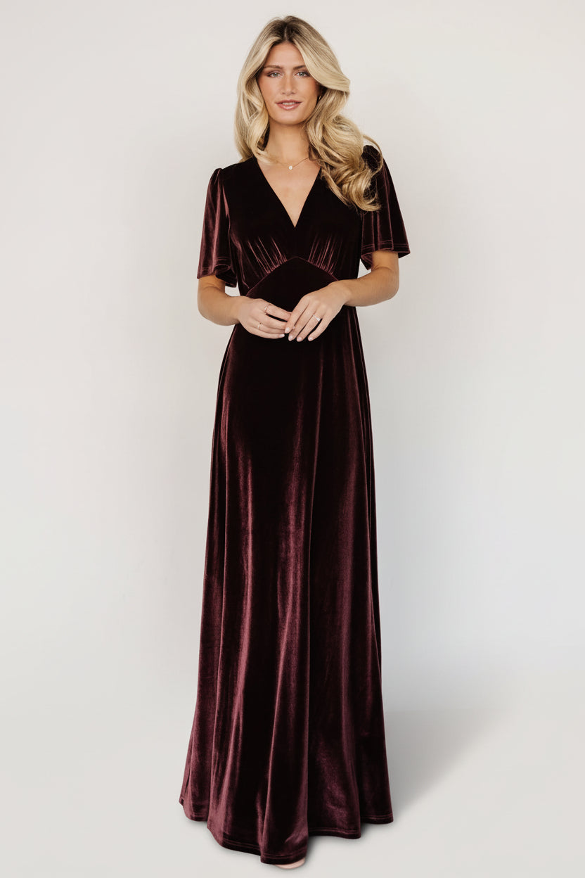 Baltic Born - Vivian Velvet Maxi Dress