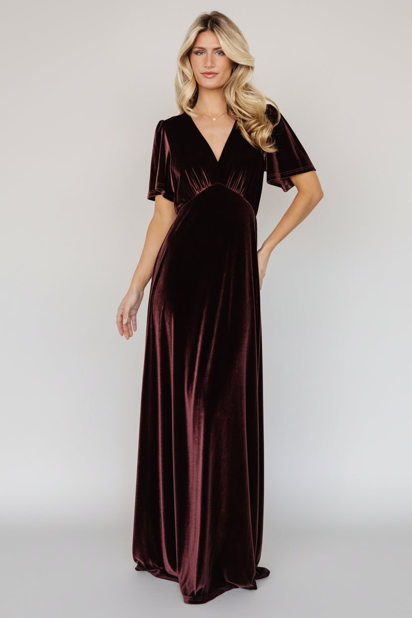 Baltic Born - Vivian Velvet Maxi Dress