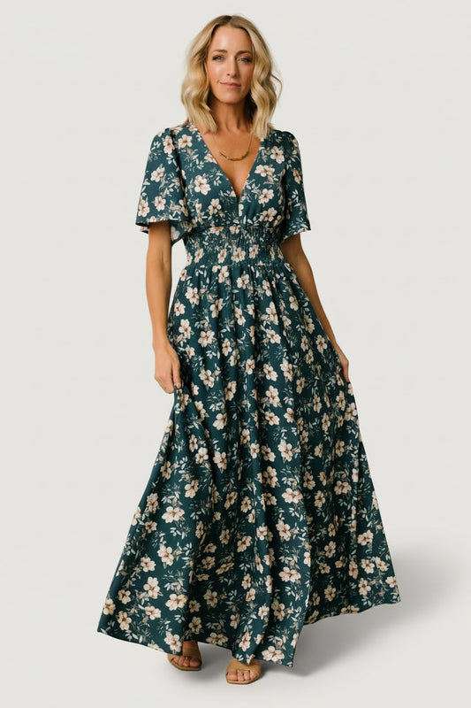 Baltic Born - Verona Smocked Maxi Dress