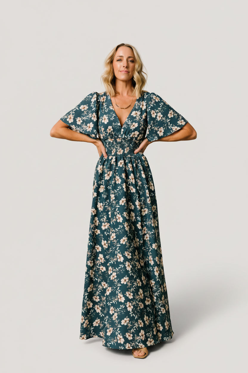 Baltic Born - Verona Smocked Maxi Dress