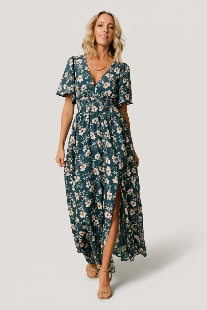 Baltic Born - Verona Smocked Maxi Dress
