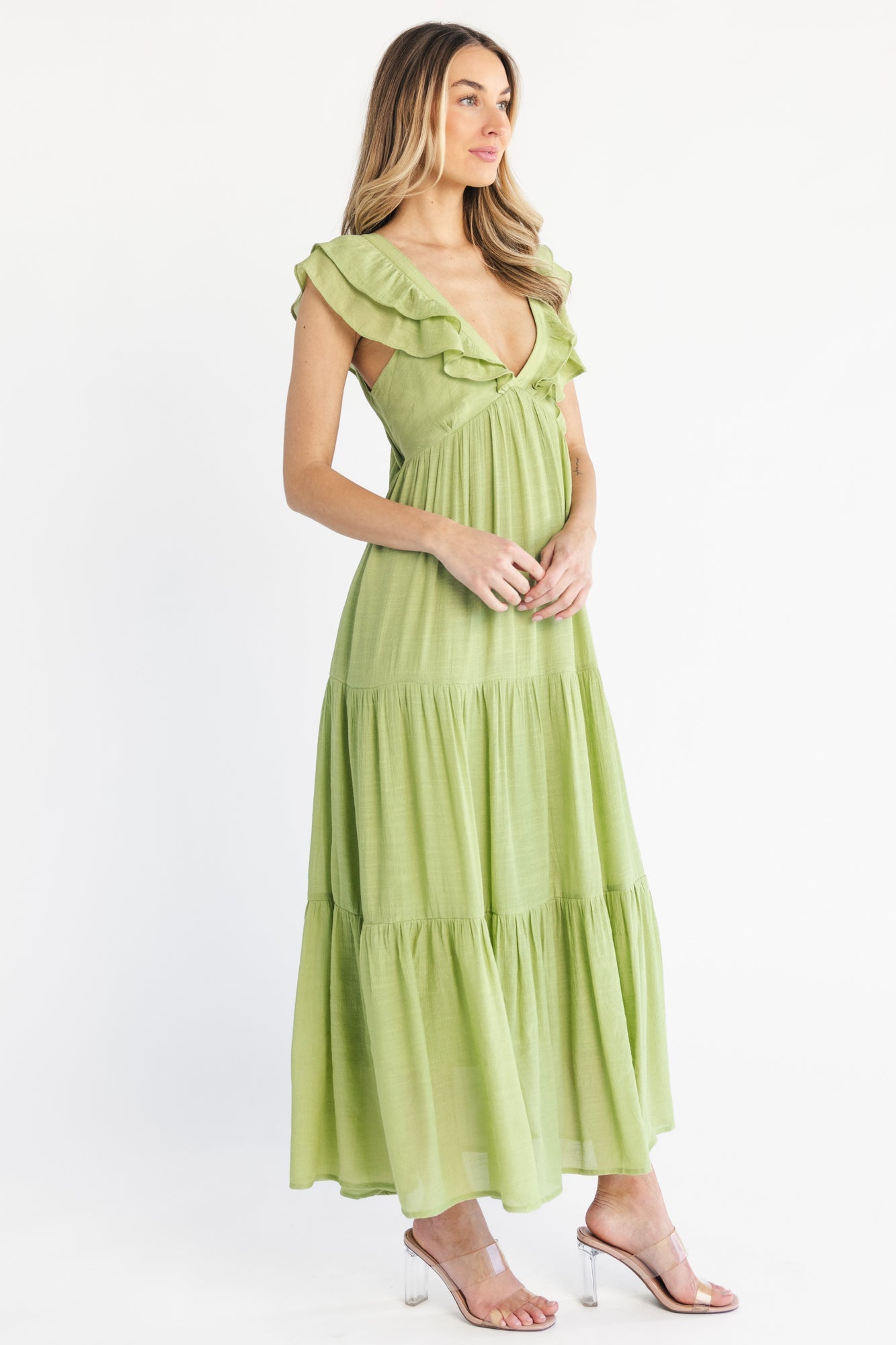 Baltic Born - Mika Ruffle Maxi Dress