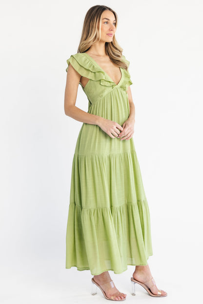 Baltic Born - Mika Ruffle Maxi Dress