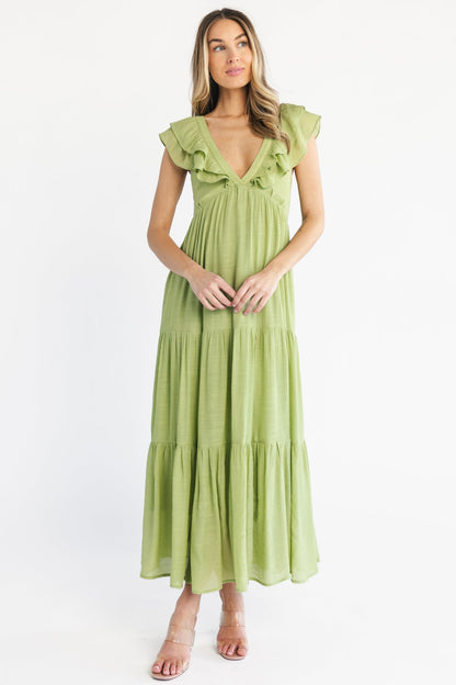 Baltic Born - Mika Ruffle Maxi Dress