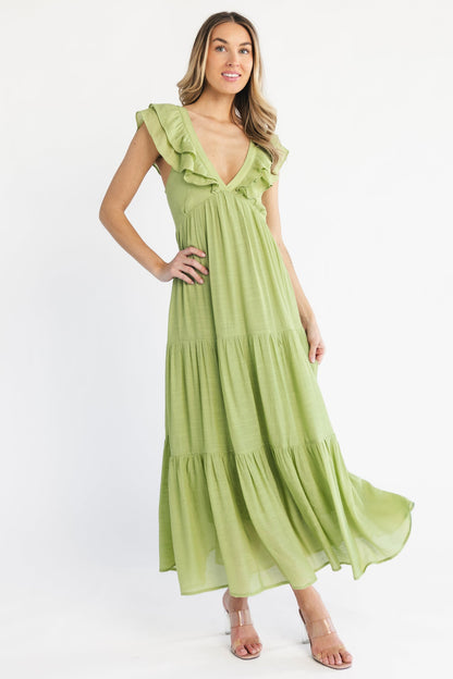 Baltic Born - Mika Ruffle Maxi Dress