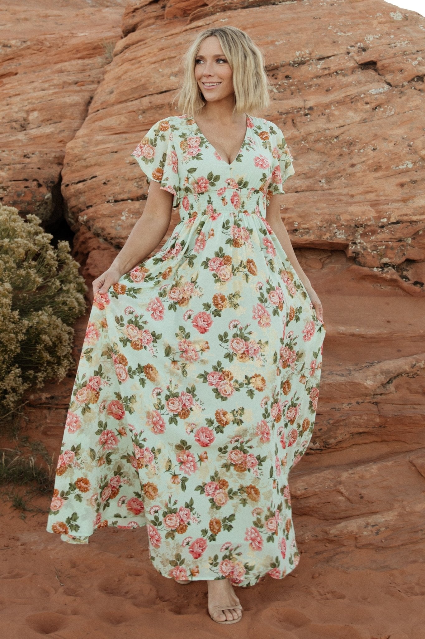 Baltic Born - Lynlee Metallic Maxi Dress