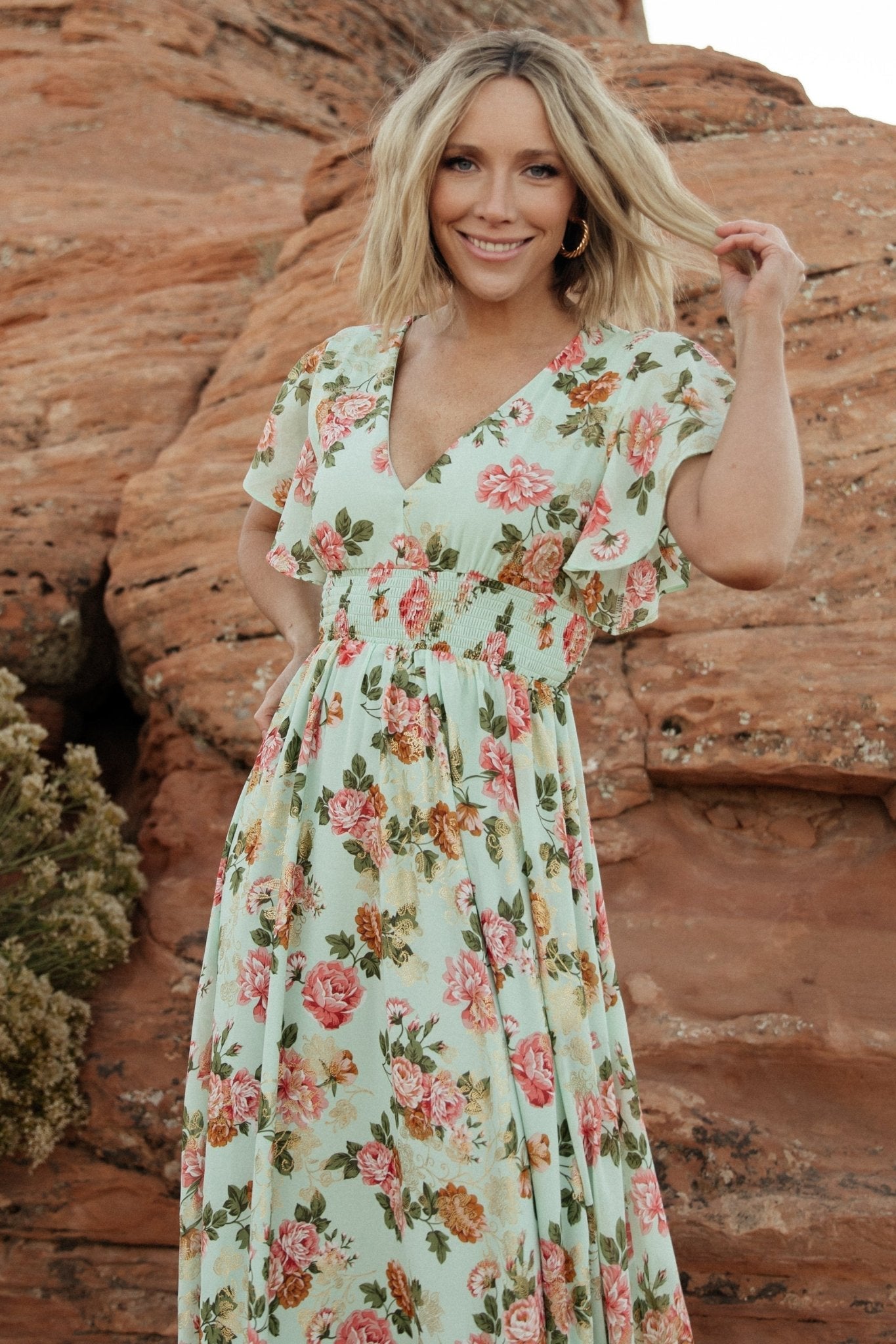 Baltic Born - Lynlee Metallic Maxi Dress