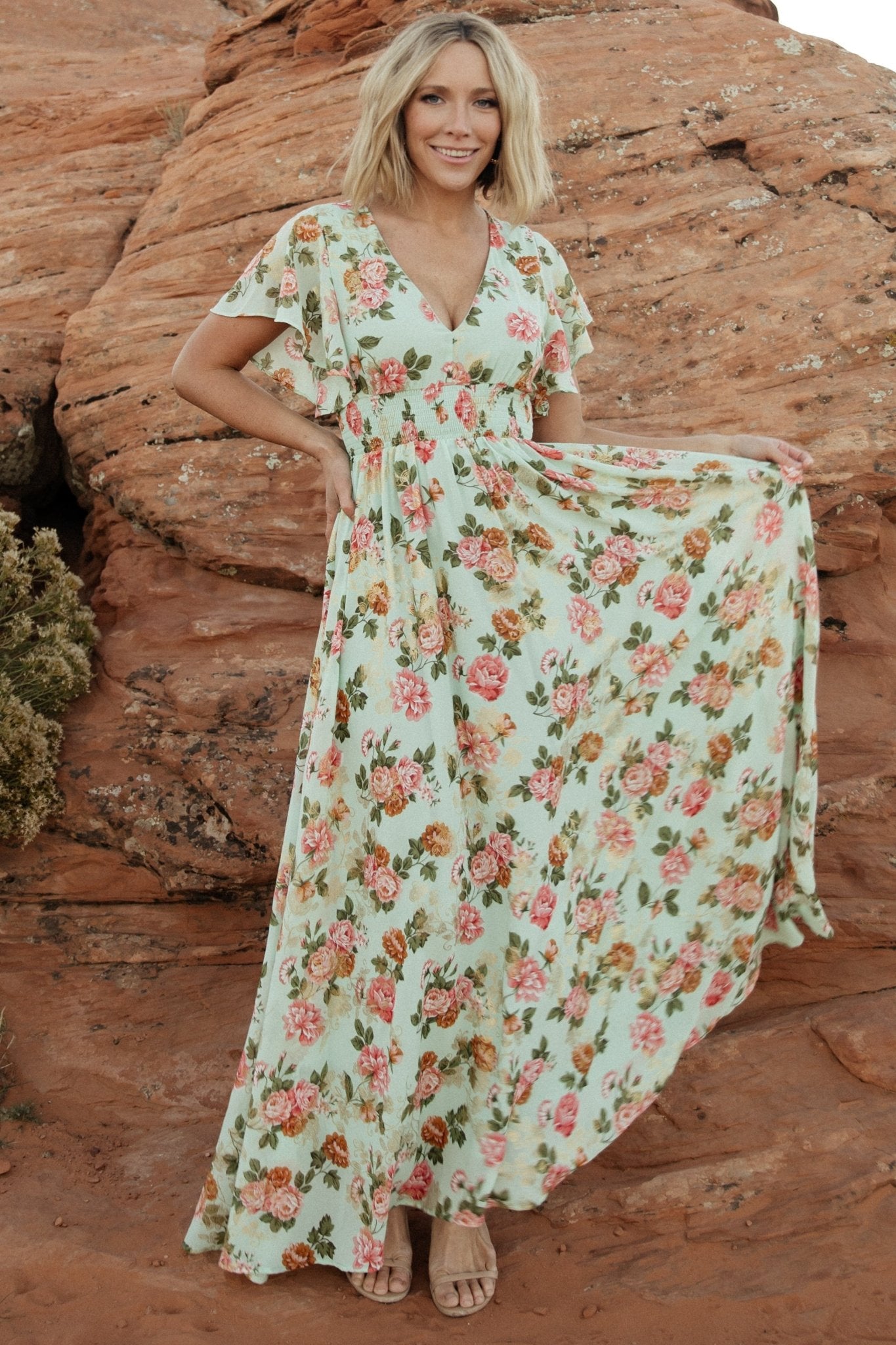 Baltic Born - Lynlee Metallic Maxi Dress