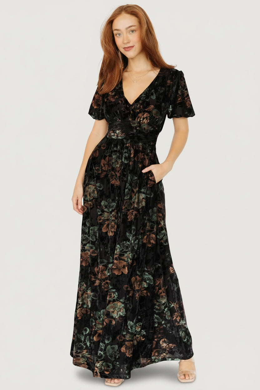 Baltic Born - Leslie Velvet Maxi Dress