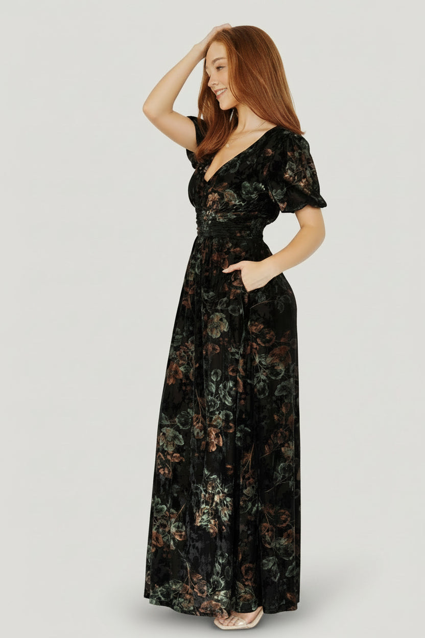 Baltic Born - Leslie Velvet Maxi Dress