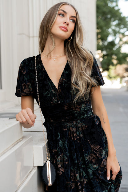 Baltic Born - Leslie Velvet Maxi Dress