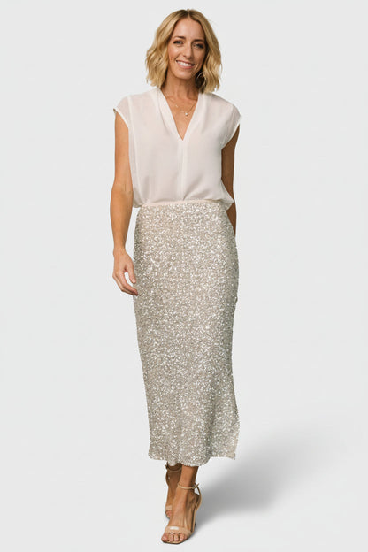 Baltic Born - Charmed Sequin Midi Skirt