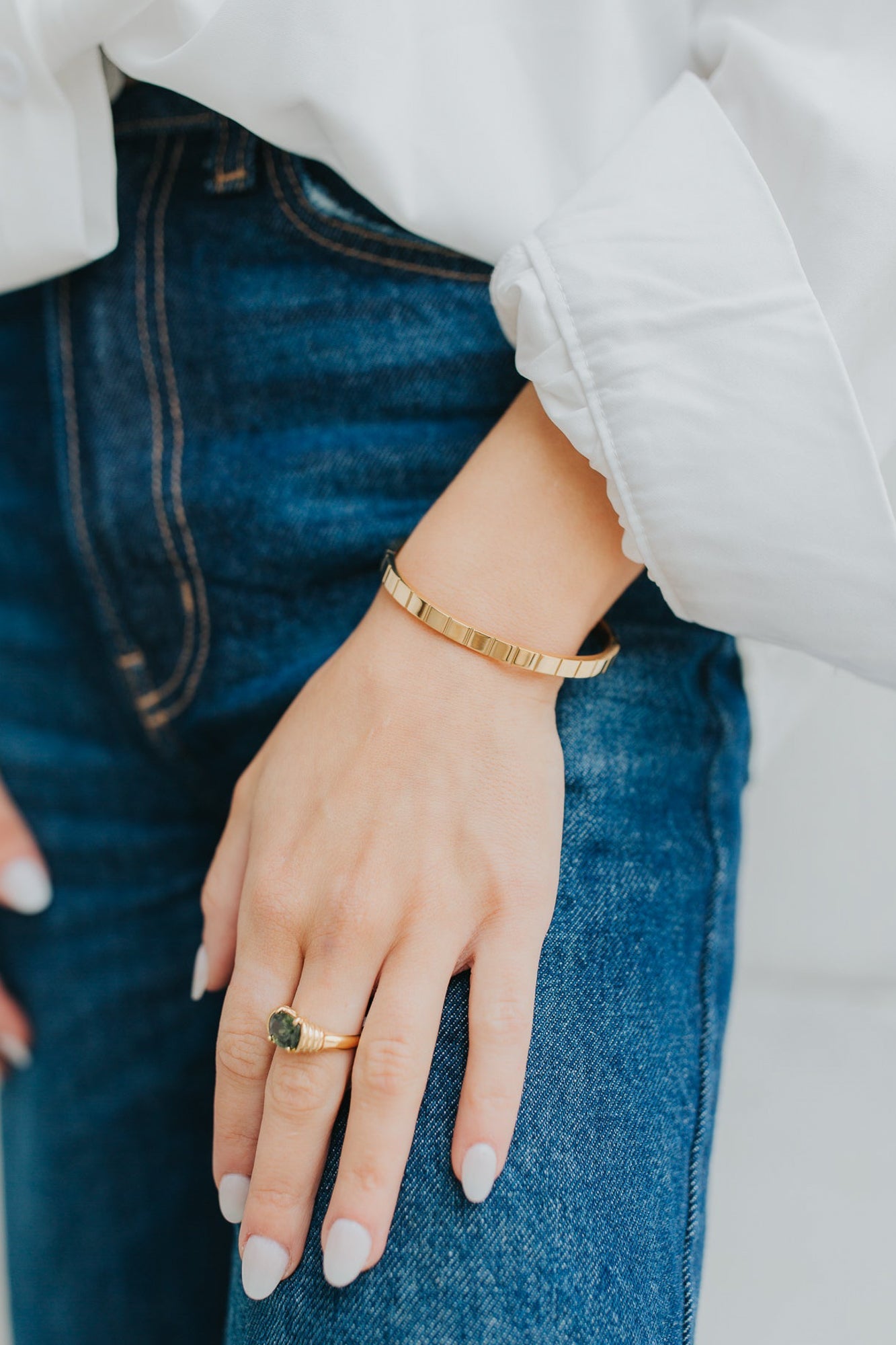 Baltic Born - The Maddie Ring in Emerald