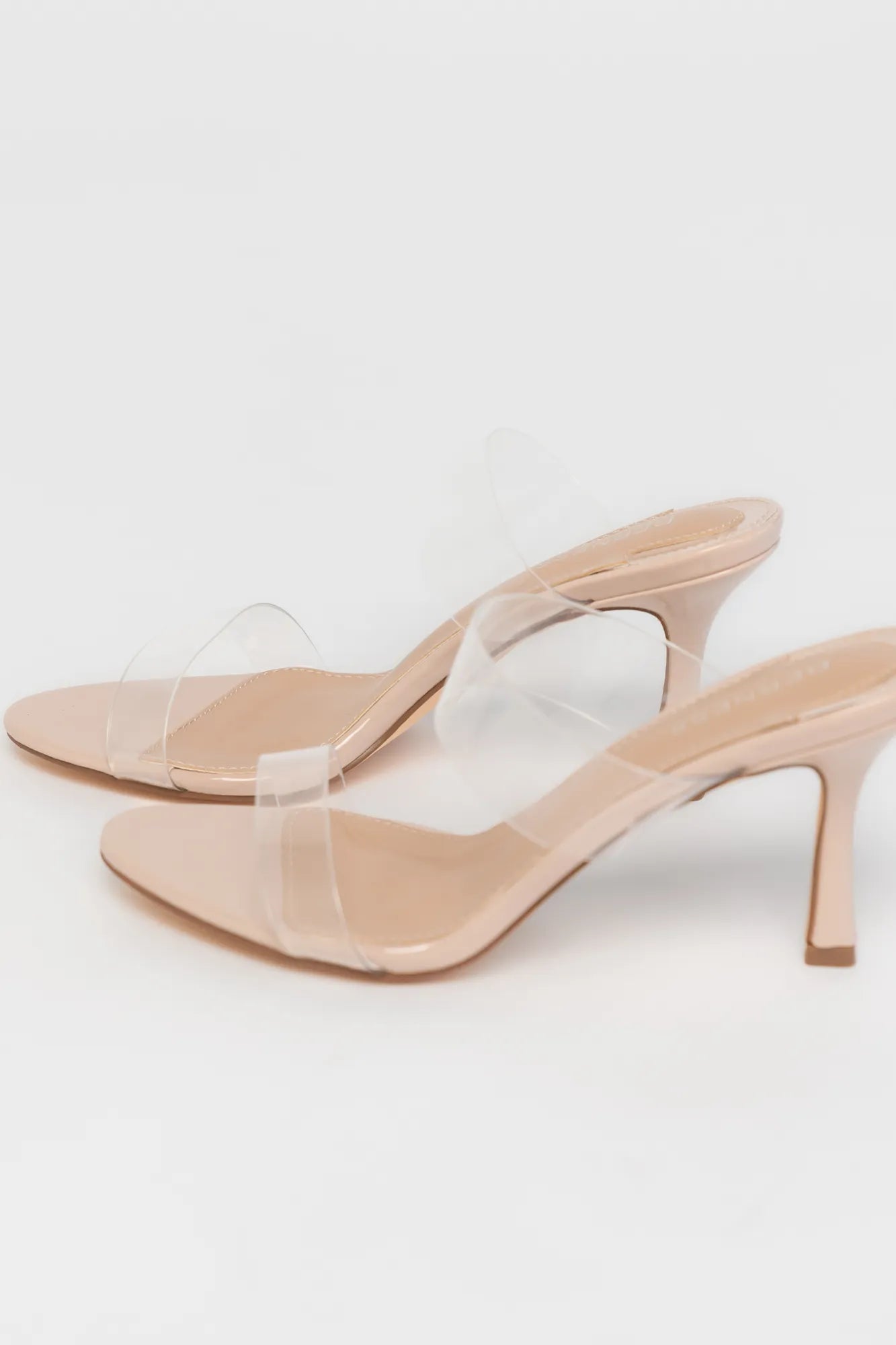 Baltic Born - Mona Clear Strap Kitten Heel