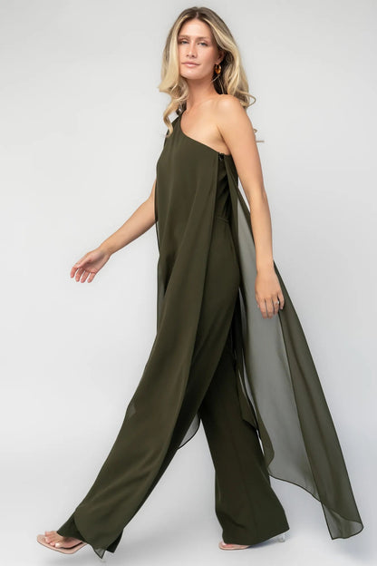 Baltic Born - Penthouse One Shoulder Jumpsuit