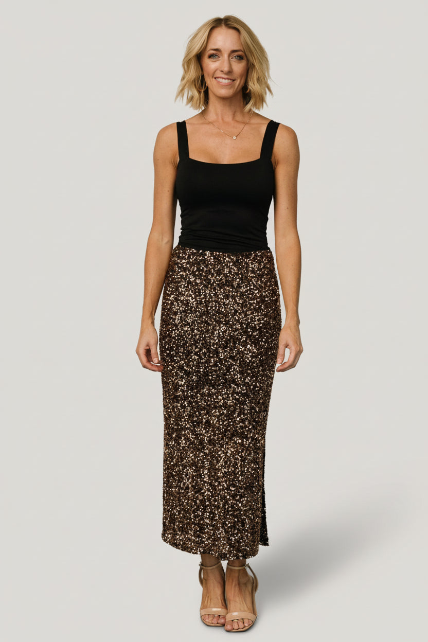 Baltic Born - Charmed Sequin Midi Skirt