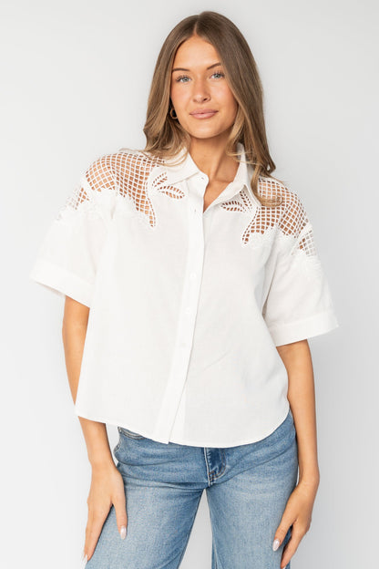 Baltic Born - Jordin Embroidered Top