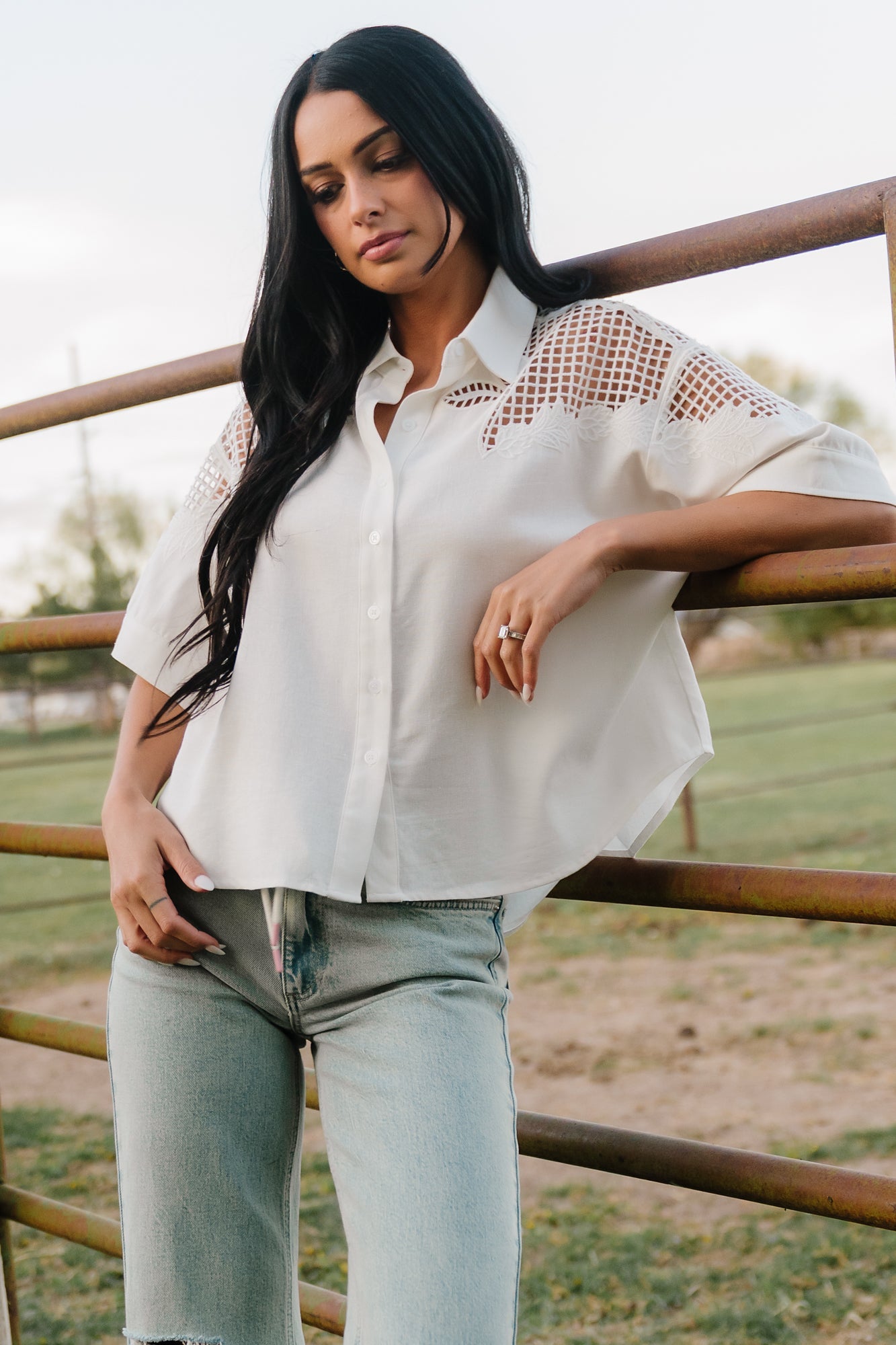 Baltic Born - Jordin Embroidered Top