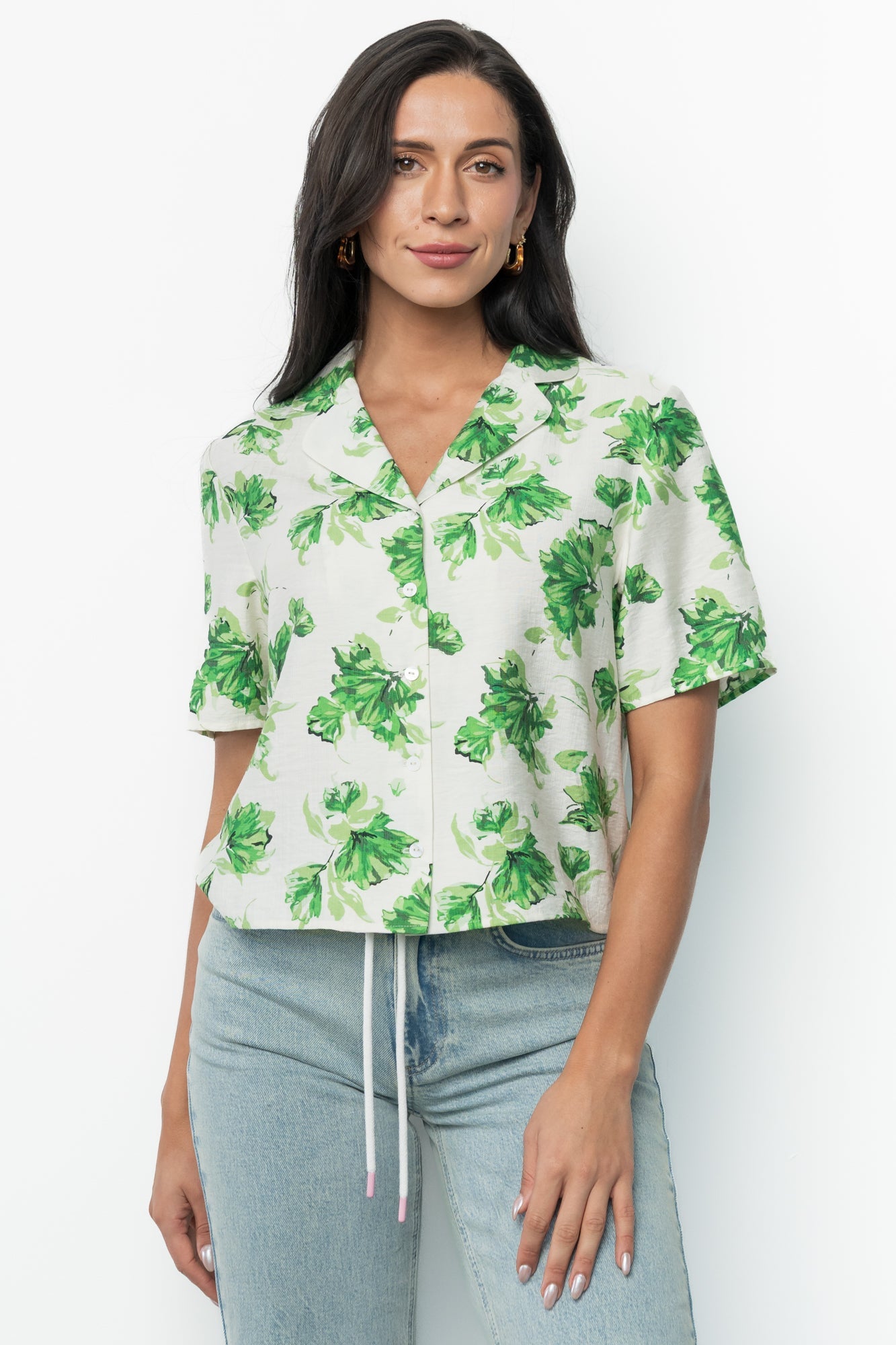 Baltic Born - Mar Button Up Top