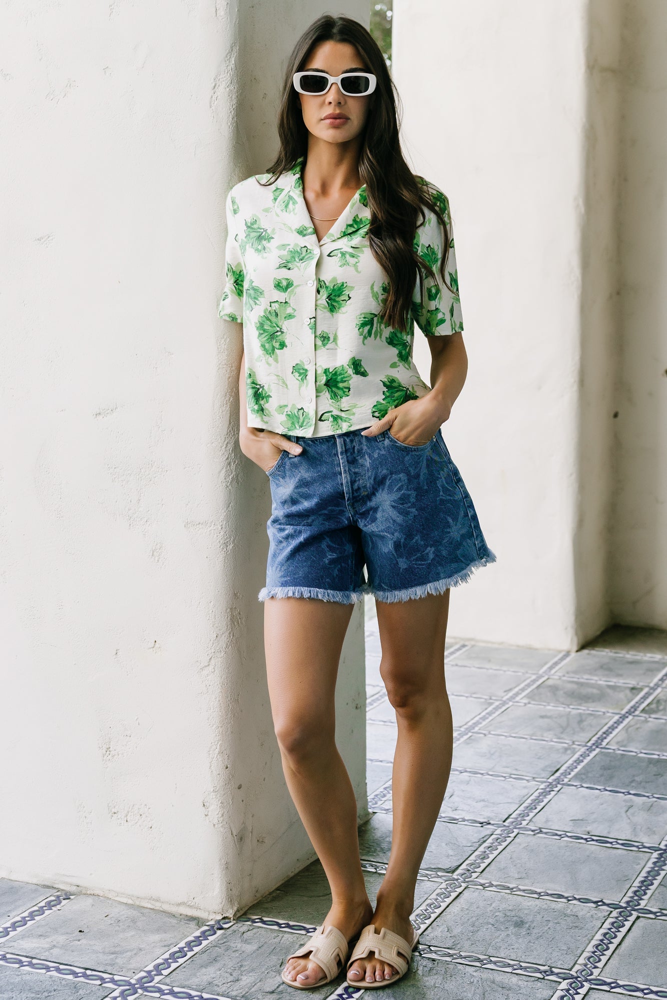Baltic Born - Mar Button Up Top
