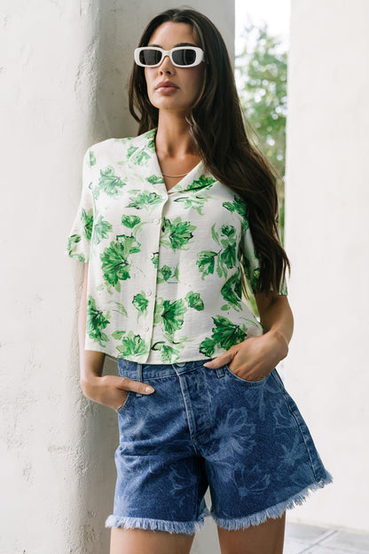 Baltic Born - Mar Button Up Top