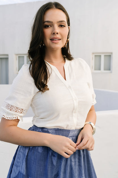 Baltic Born - Alba Button Up Top