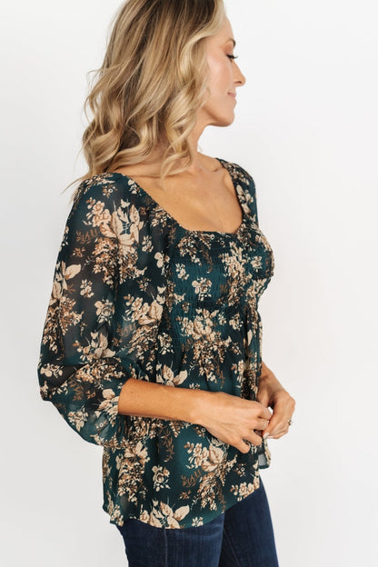 Baltic Born - Fenna Smocked Top
