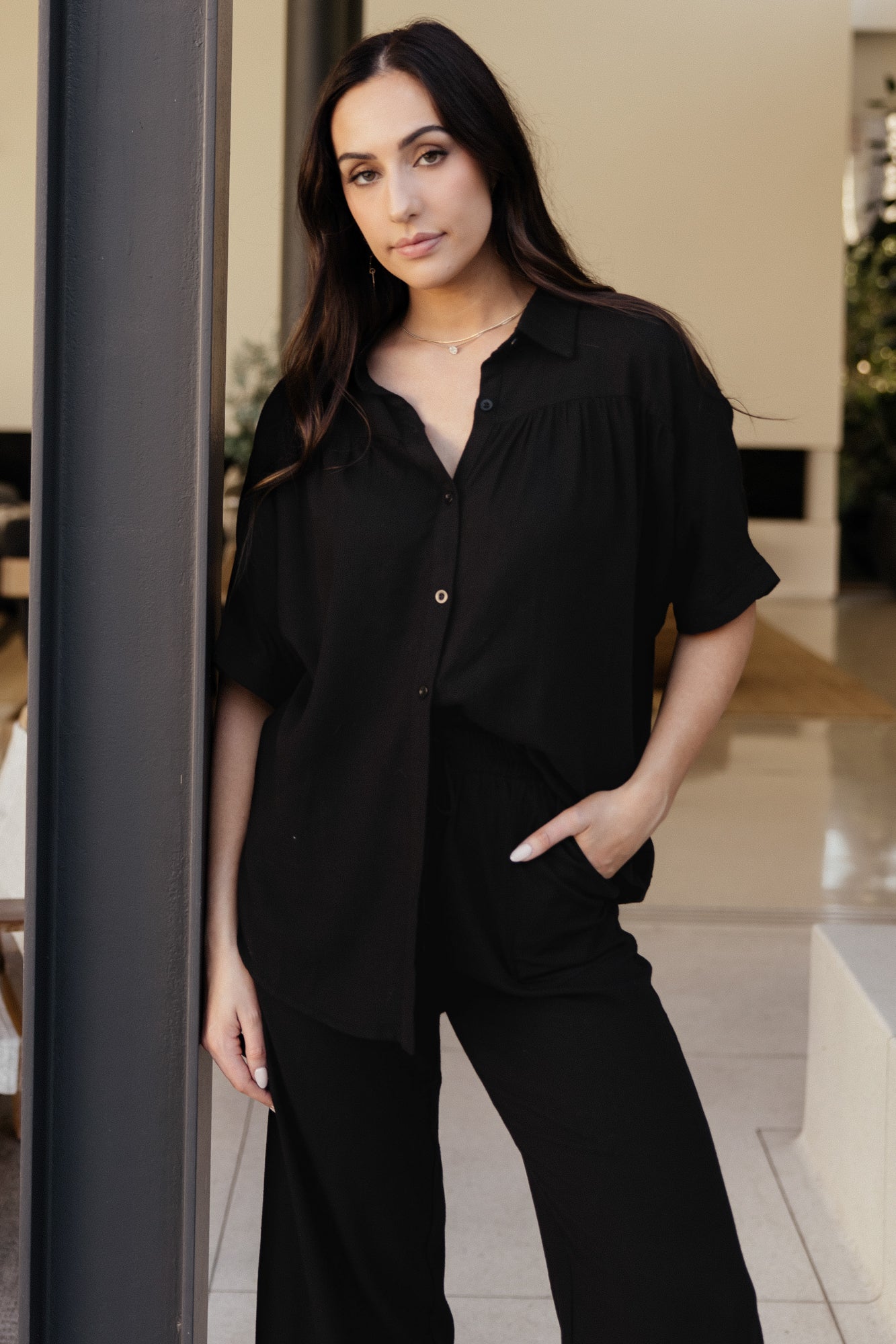 Baltic Born - Romy Button Top