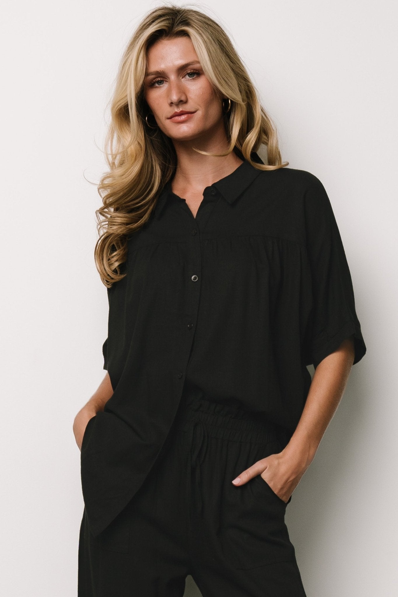 Baltic Born - Romy Button Top