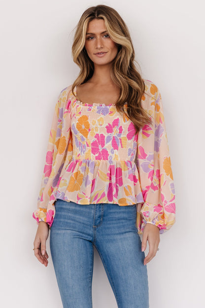 Baltic Born - Sally Smocked Top
