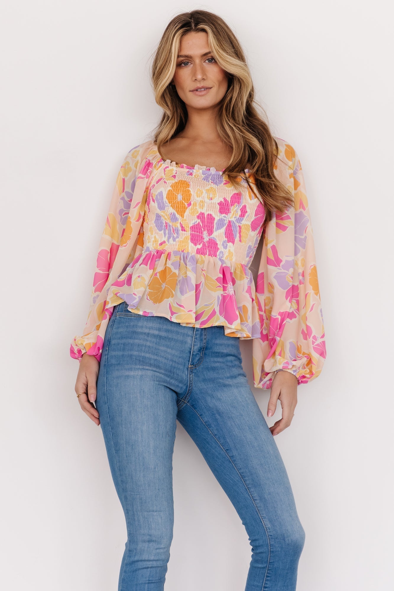Baltic Born - Sally Smocked Top