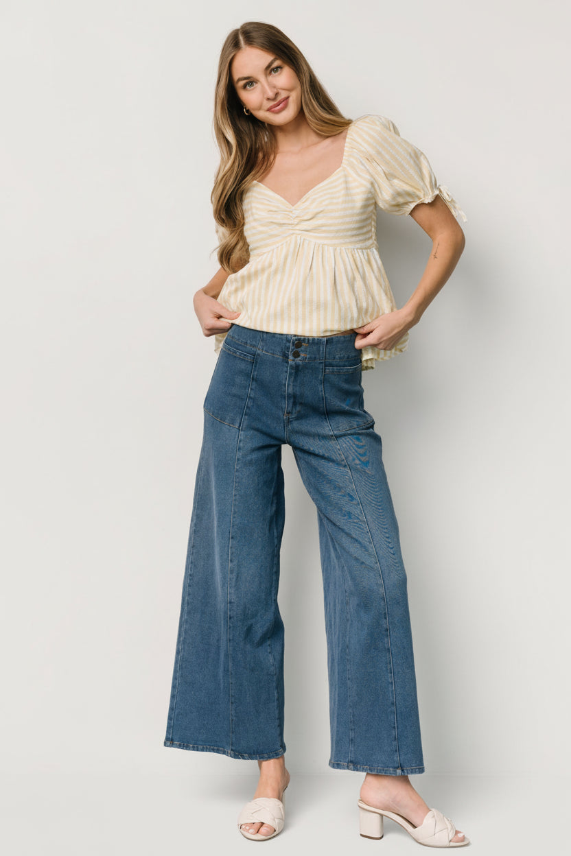 Baltic Born - Betsy Peplum Top
