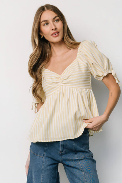 Baltic Born - Betsy Peplum Top