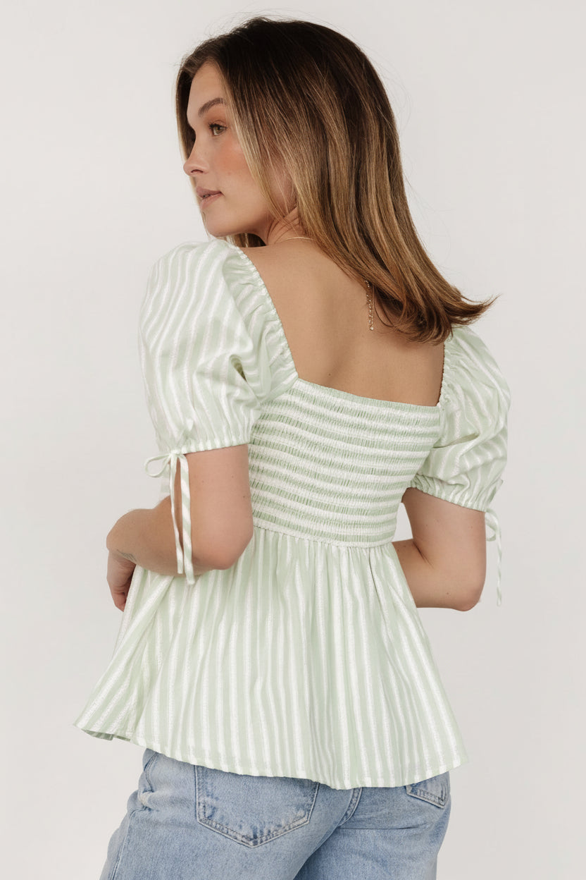 Baltic Born - Betsy Peplum Top