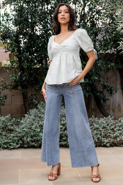 Baltic Born - Betsy Peplum Top
