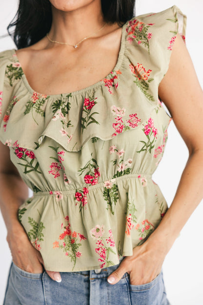 Baltic Born - Lissie Peplum Top