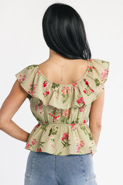 Baltic Born - Lissie Peplum Top