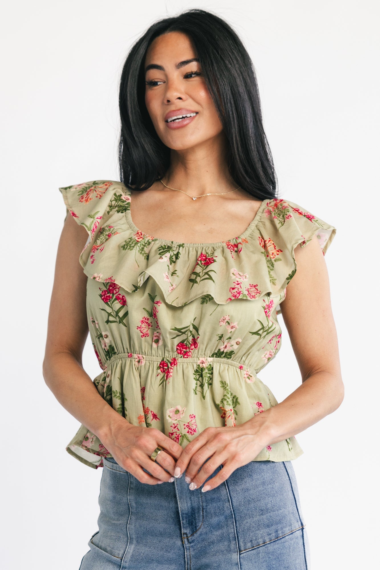 Baltic Born - Lissie Peplum Top
