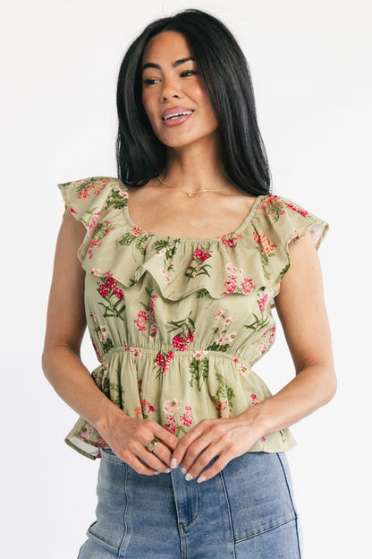 Baltic Born - Lissie Peplum Top