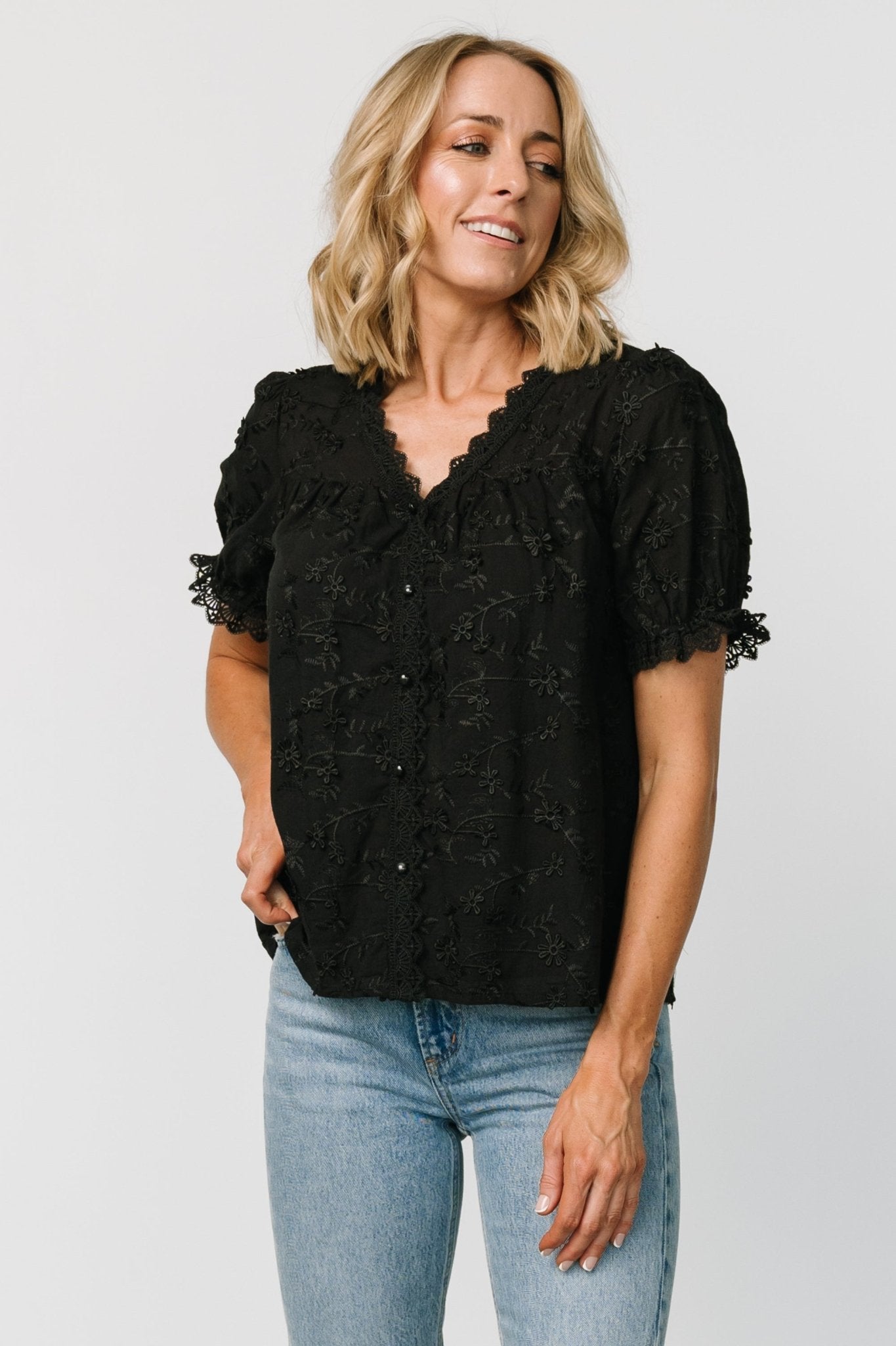 Baltic Born - Pauline Embossed Top