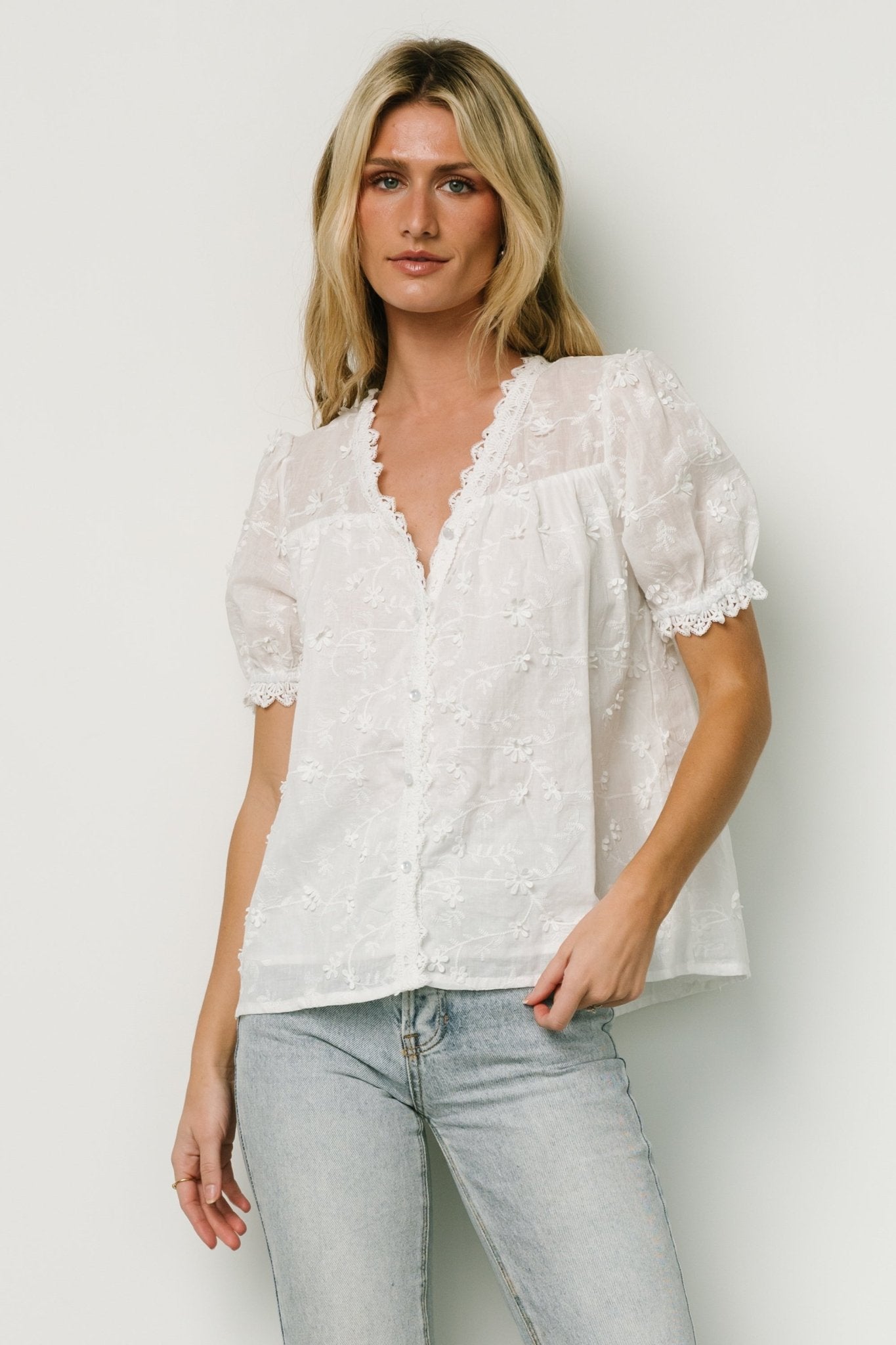 Baltic Born - Pauline Embossed Top