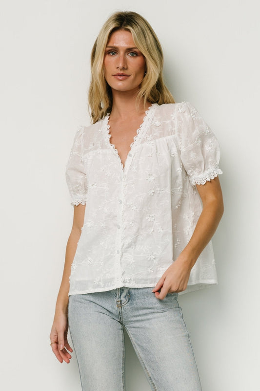 Baltic Born - Pauline Embossed Top