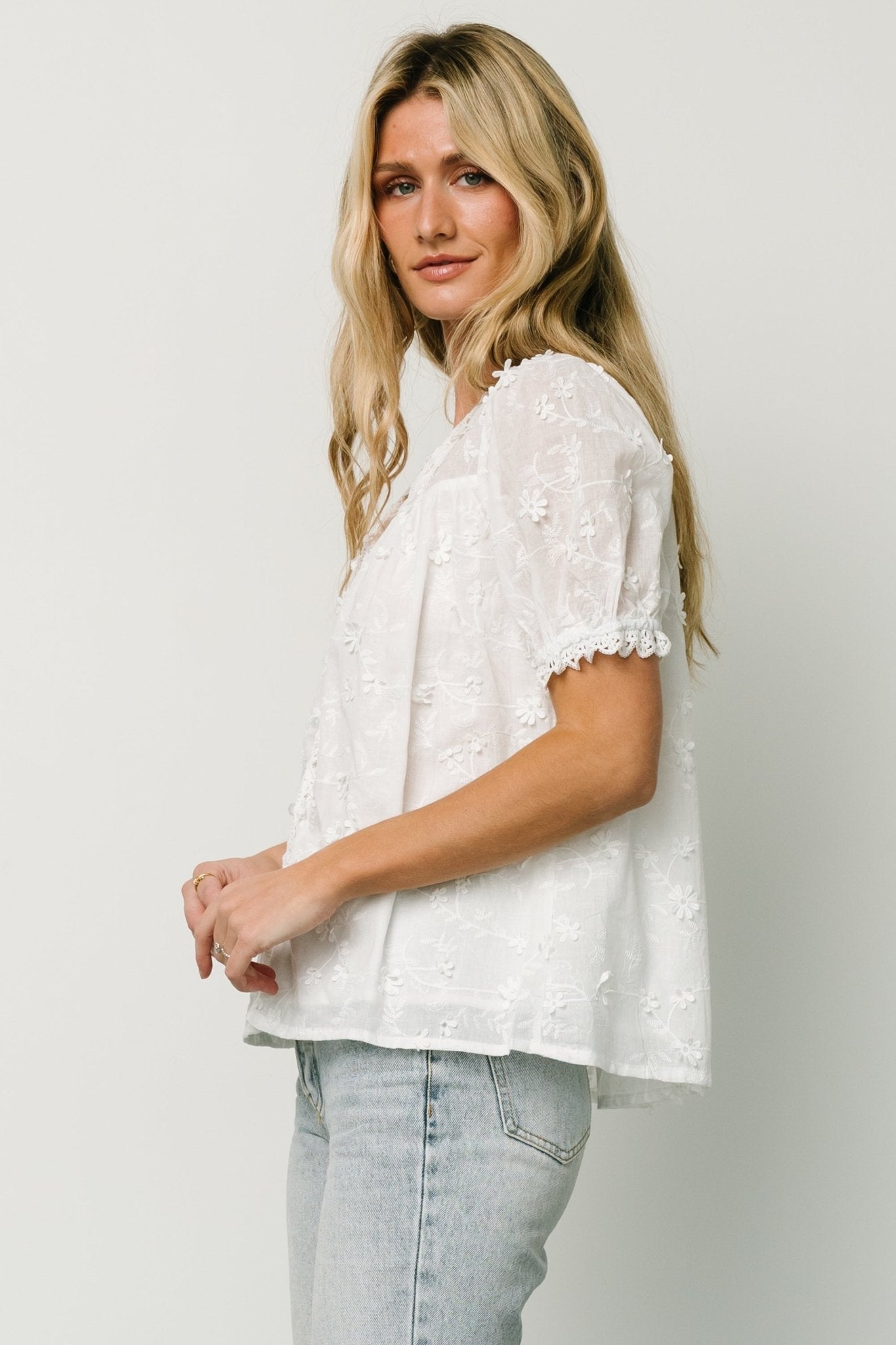Baltic Born - Pauline Embossed Top