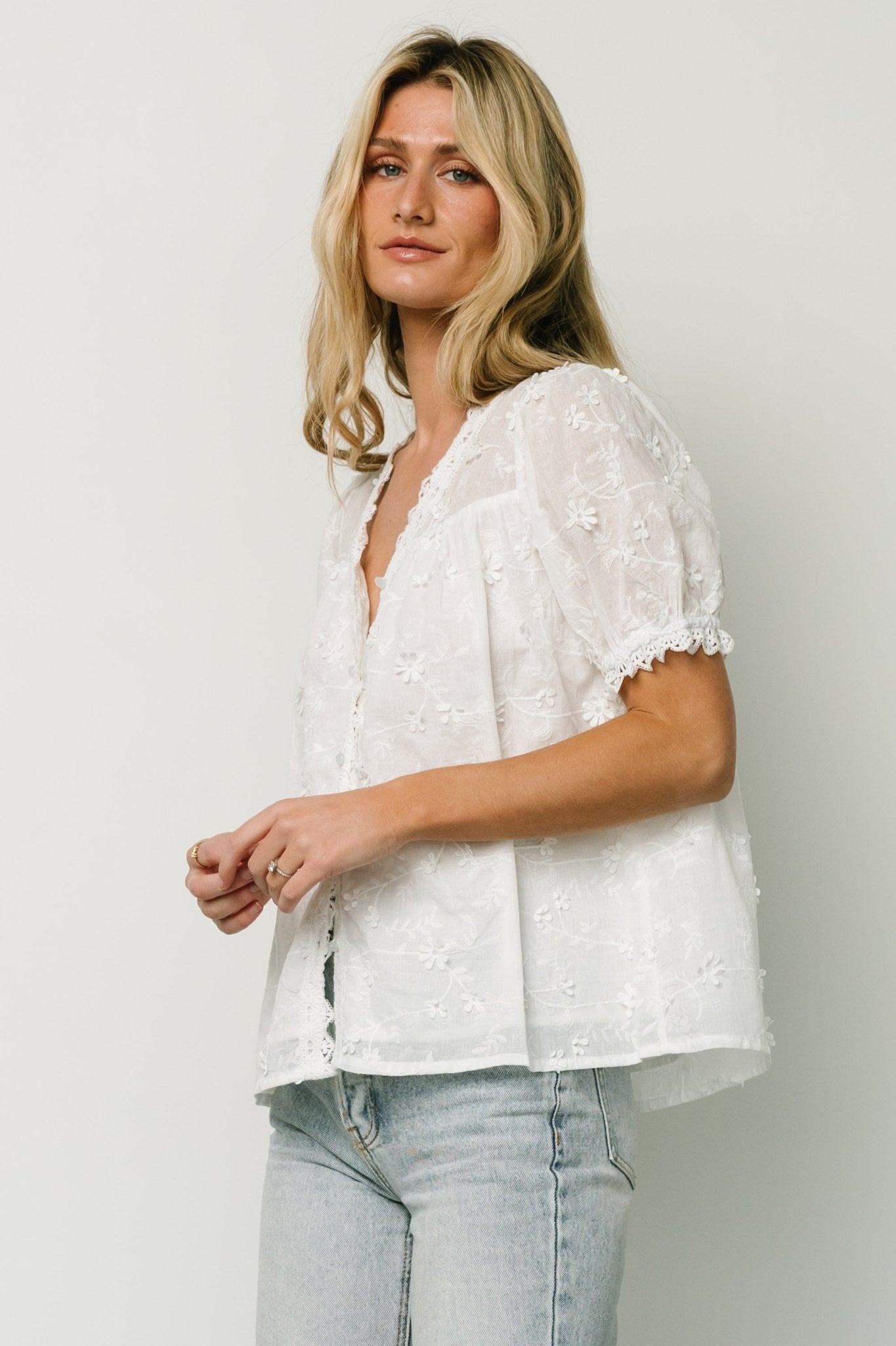 Baltic Born - Pauline Embossed Top