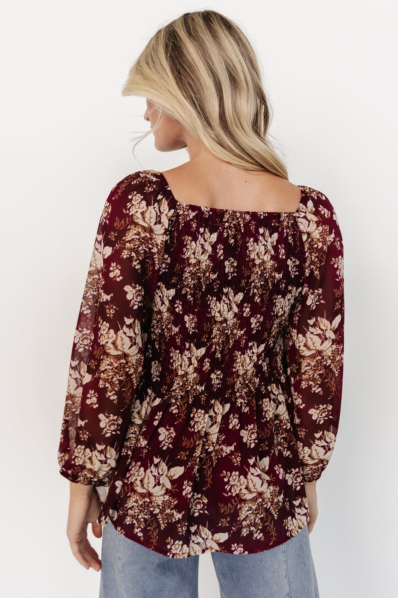 Baltic Born - Fenna Smocked Top