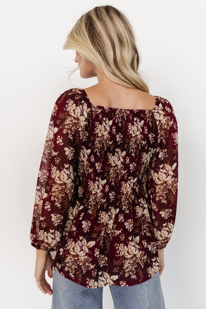Baltic Born - Fenna Smocked Top